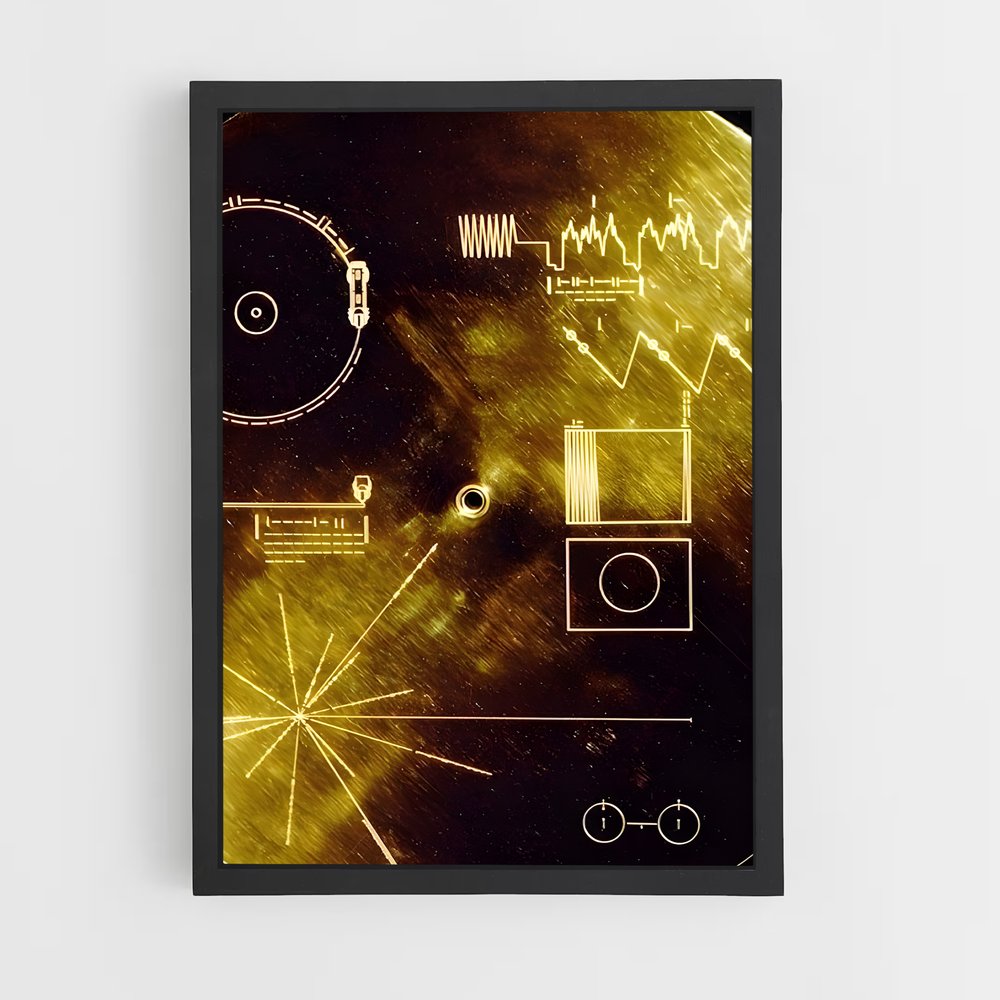 Poster L'Odyssée de Voyager – affiche Missions spatiales (vue 2)